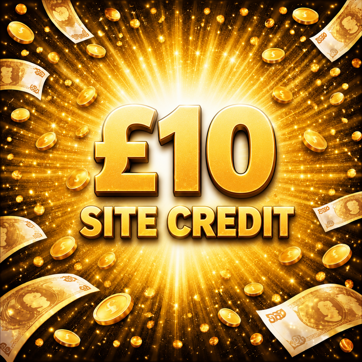 £10 site credit on the new site!