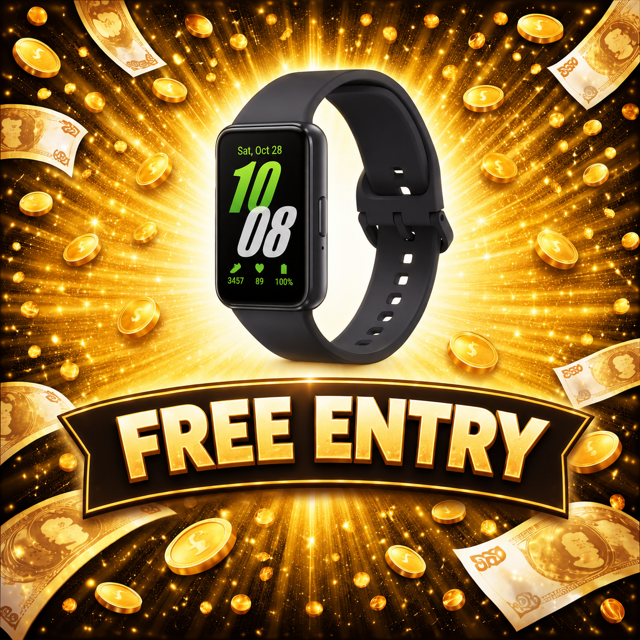 Samsung Galaxy Fit3 40mm Smart Watch - FREE ENTRY!
