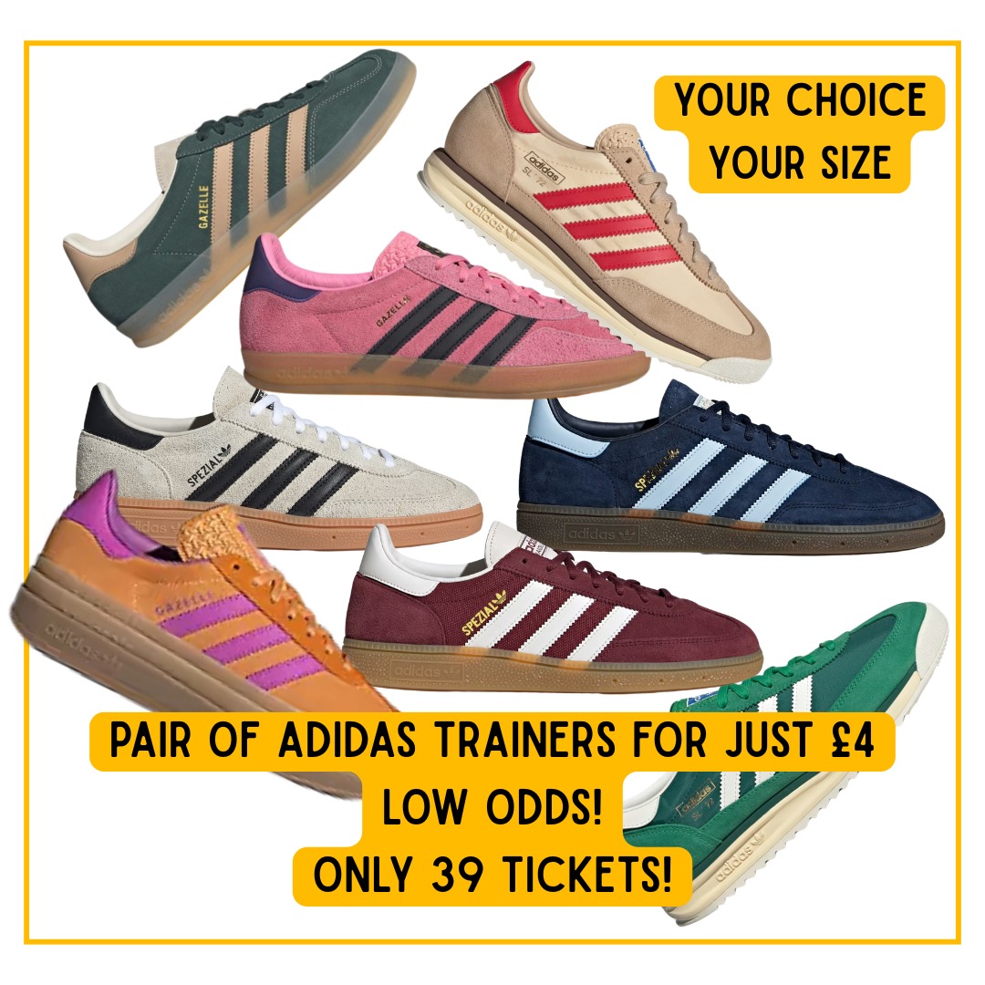 Adidas Trainers of your choice - LOW ODDS