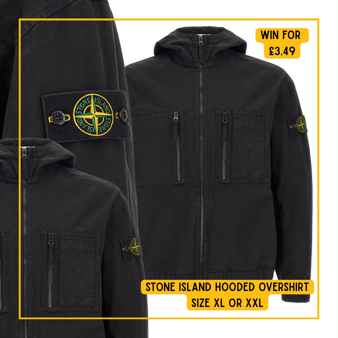 Stone Island hooded overshirt- BNWT - SIZE XL or XXL