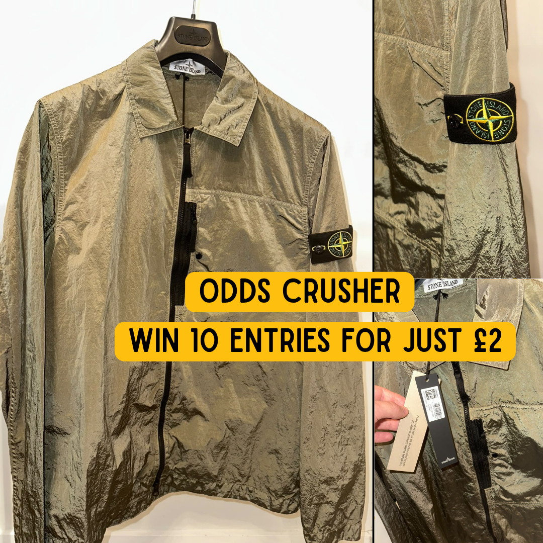 ODDS CRUSHER - WIN 10 Entries into the Stone Island Econyl Overshirt