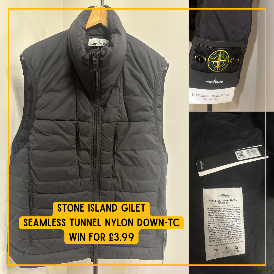 Stone Island Gilet Tunnel Nylon Down-TC - BNWT - SIZE L or XL