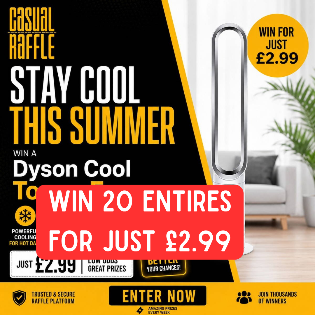 Win 20 Entries into the Dyson Cool Tower