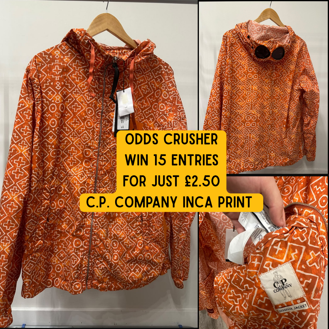 ODDS CRUSHER - Win 15 Entries into the C.P. Company Inca Print Jacket