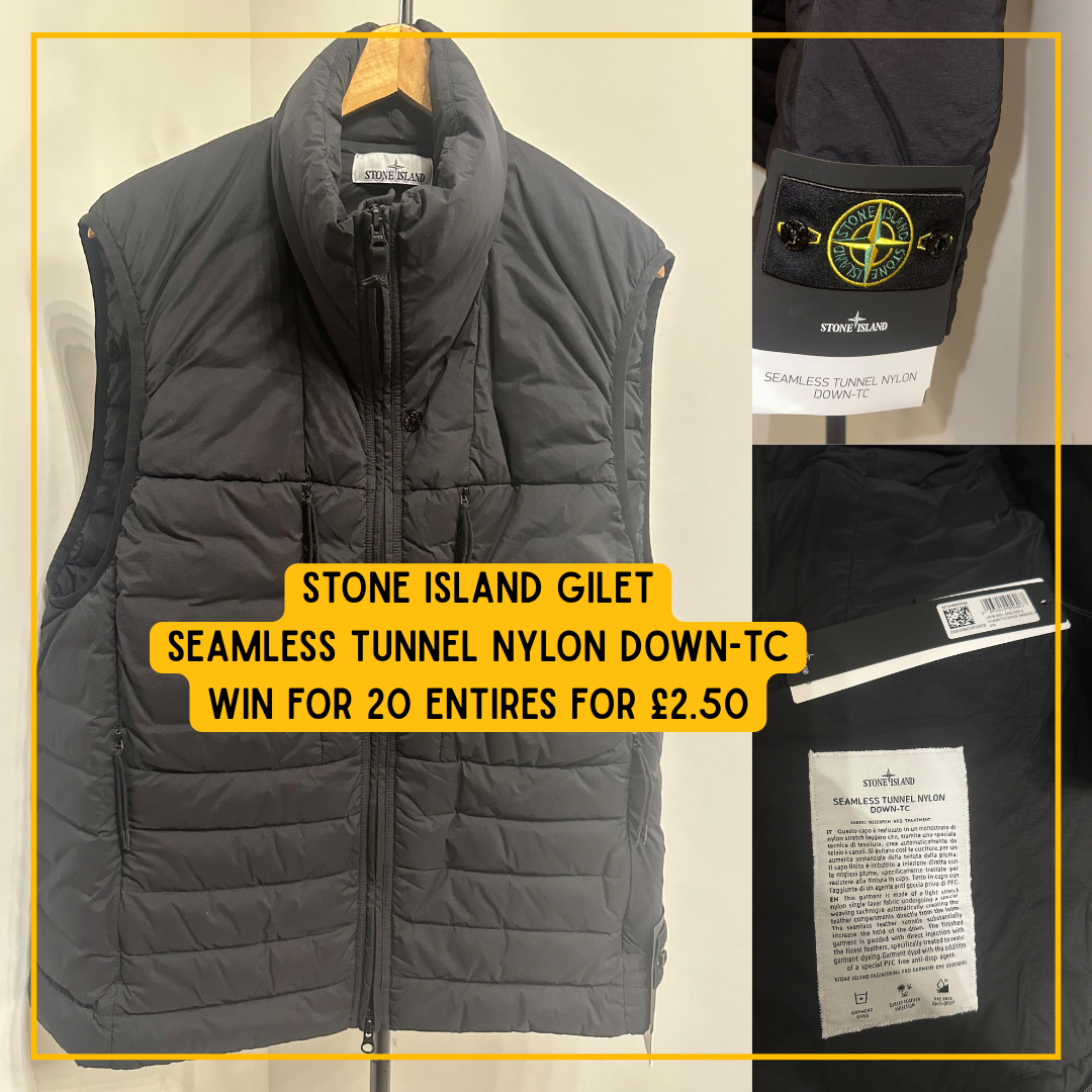ODDS CRUSHER - WIN 20 ENTRIES INTO STONE ISLAND GILET!