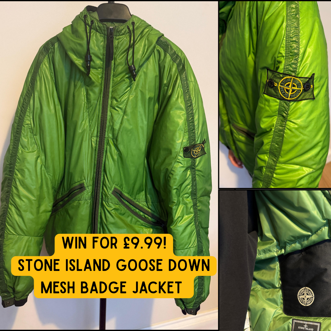 Stone Island Goose Down Mesh Badge Jacket AW/2007