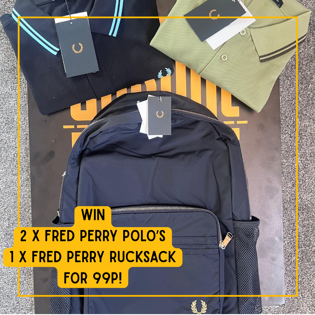 Fred Perry Bundle - 2 x Polo's and Rucksack