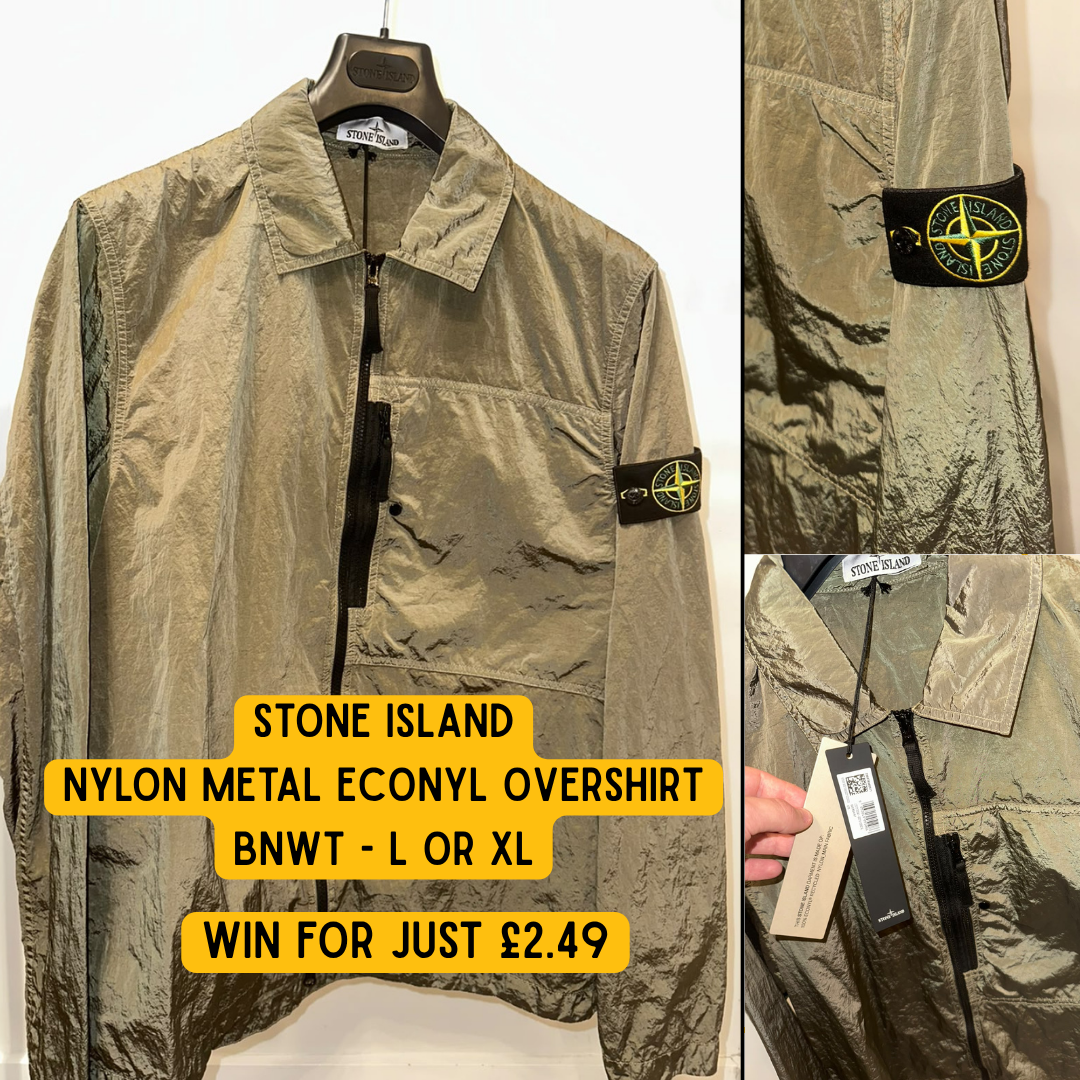Stone Island Nylon Metal Econyl Overshirt - BNWT L or XL