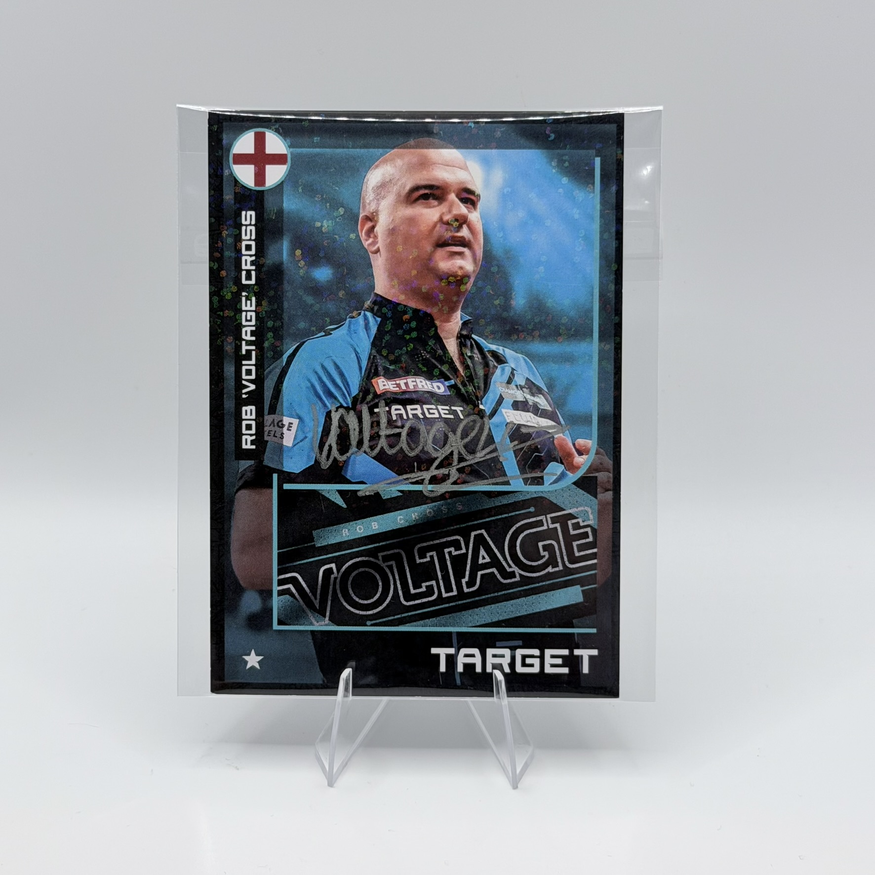 HAND SIGNED ROB CROSS PLAYER PROMO CARD