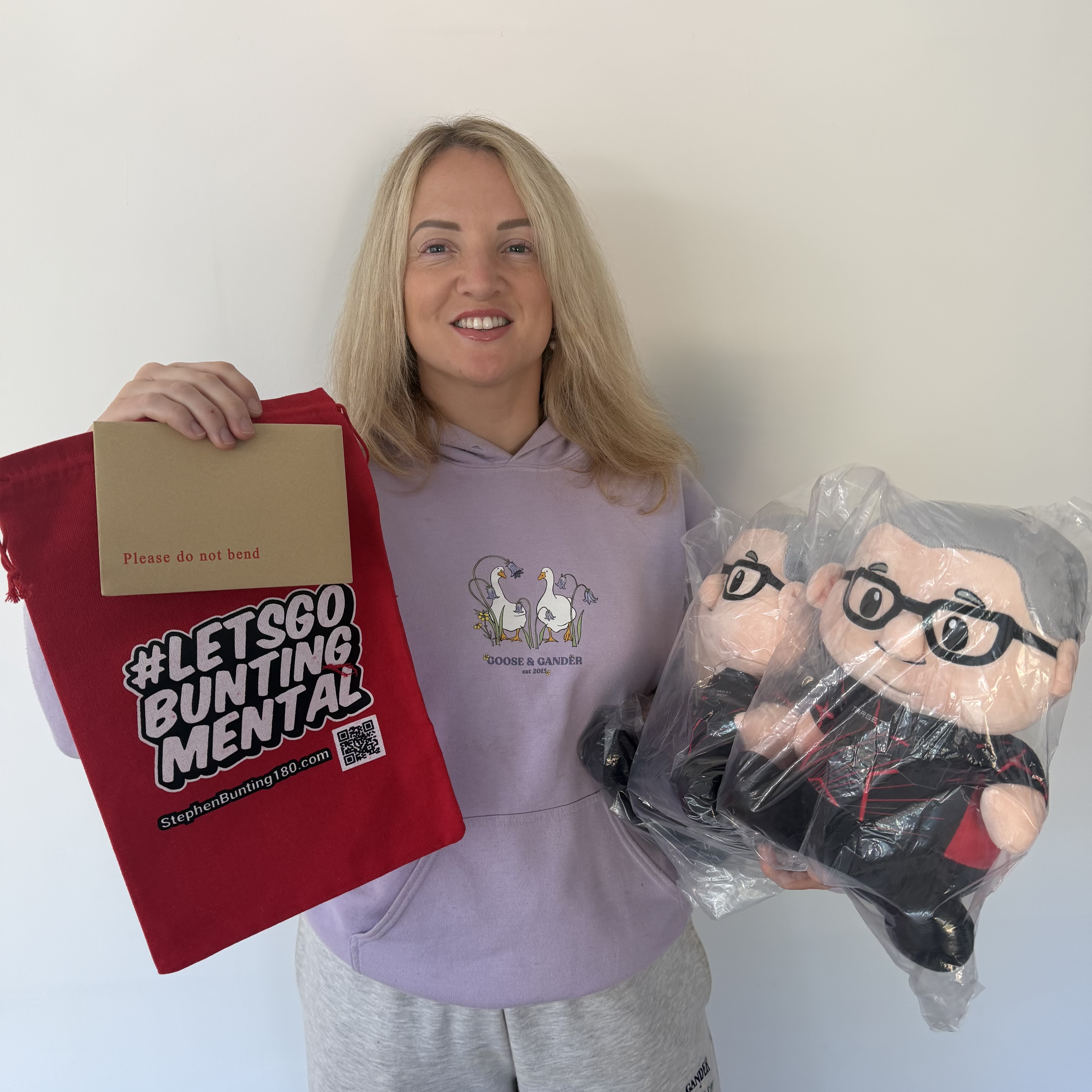 🧸 LIMITED EDITION STEPHEN BUNTING PLUSHIE · ONLY 100 TICKETS!