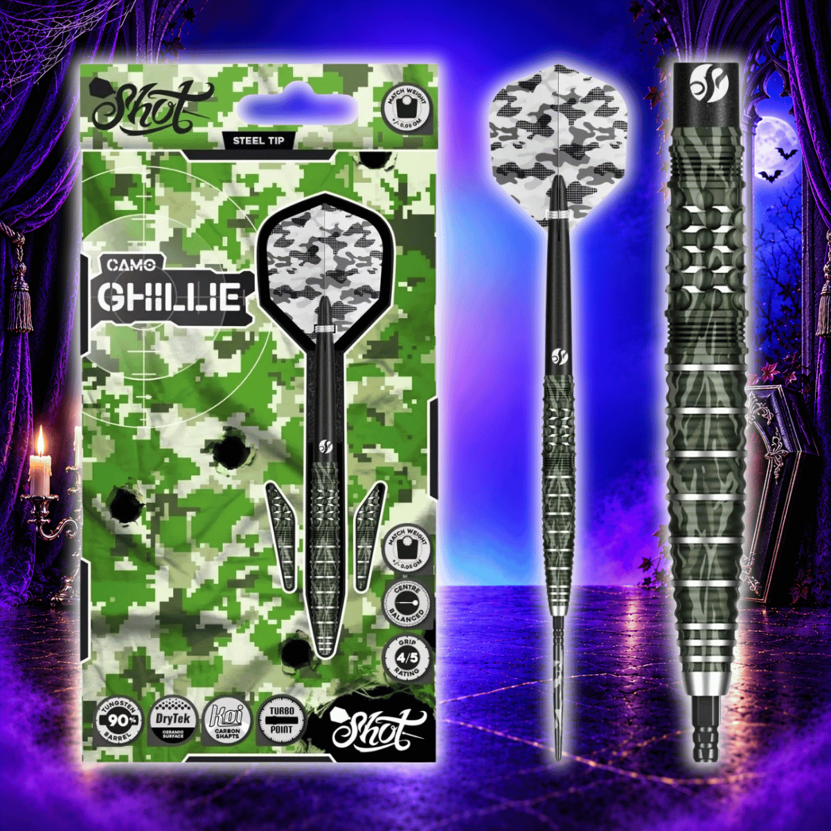 BRAND NEW SHOT GHILLIE TP 90% DARTS