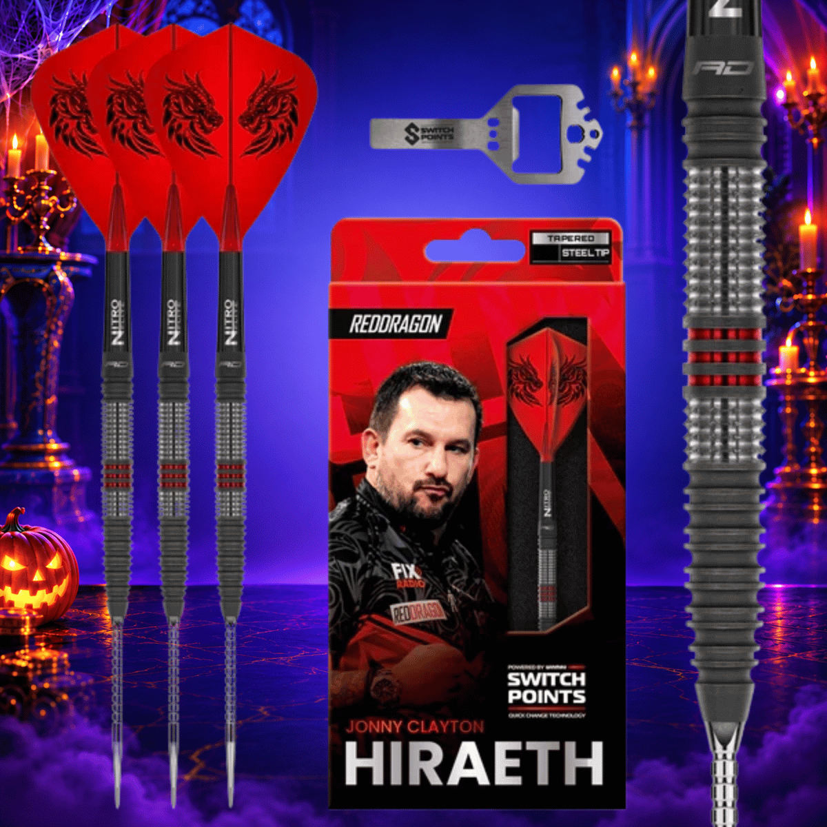🐉 JONNY CLAYTON HIRAETH SWITCH POINT DARTS · ONLY 200 TICKETS!