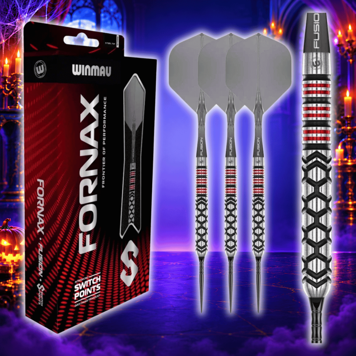 WINMAU FORNAX PARALLEL DARTS (22G) · JUST 1p!