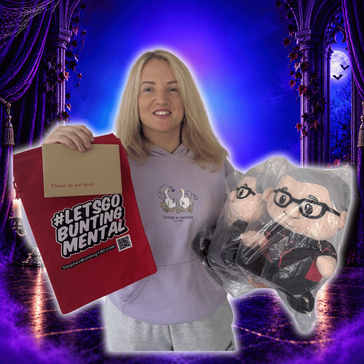 🧸 LIMITED EDITION STEPHEN BUNTING PLUSHIE · ONLY 100 TICKETS!