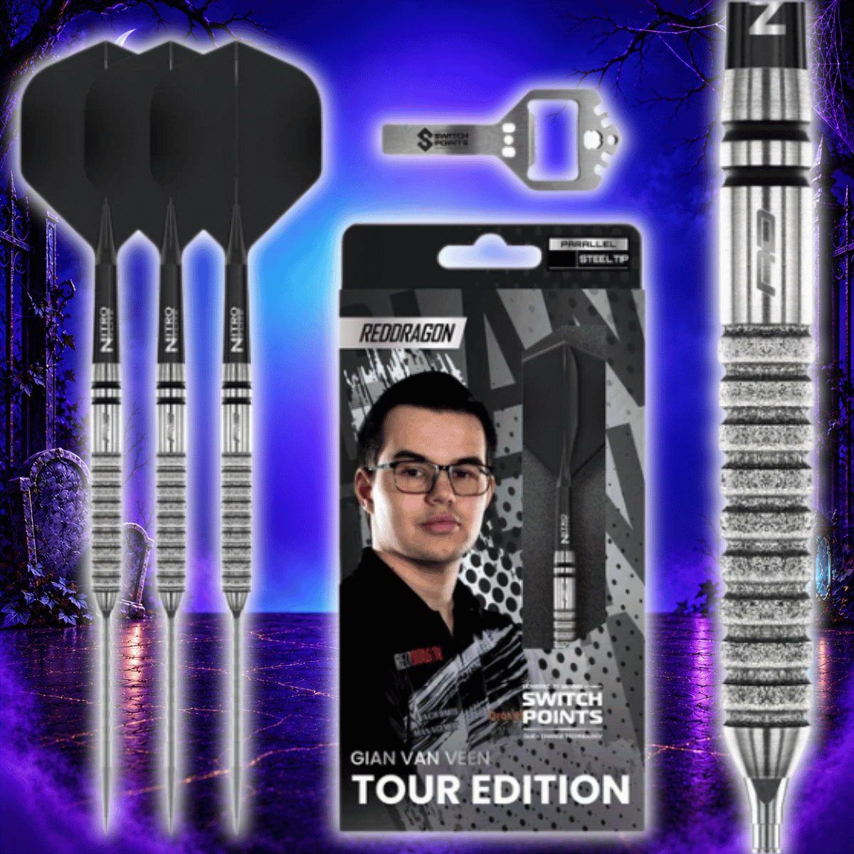 🎯 GIAN VAN VEEN TOUR EDITION SP DARTS · JUST 75p!