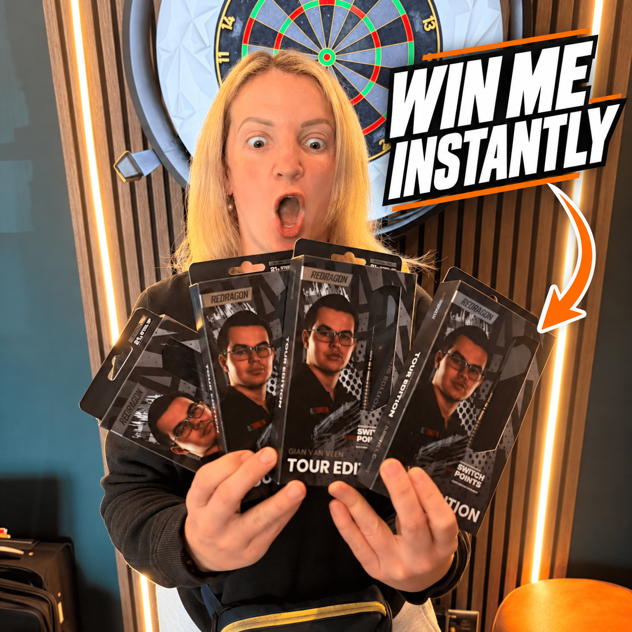 29p GVV RECORD BREAKER HUNT · WIN SWITCH POINT TOUR EDITION DARTS INSTANTLY