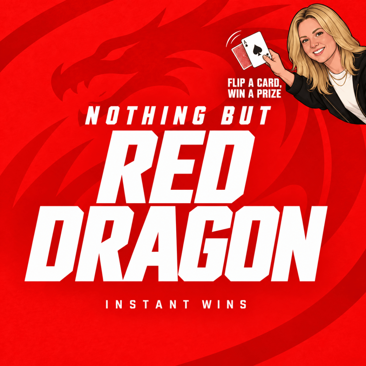 💁‍♀️🃏 NOTHING BUT RED DRAGON INSTANT WINS + £100 DARTS DRAW CREDIT END PRIZE