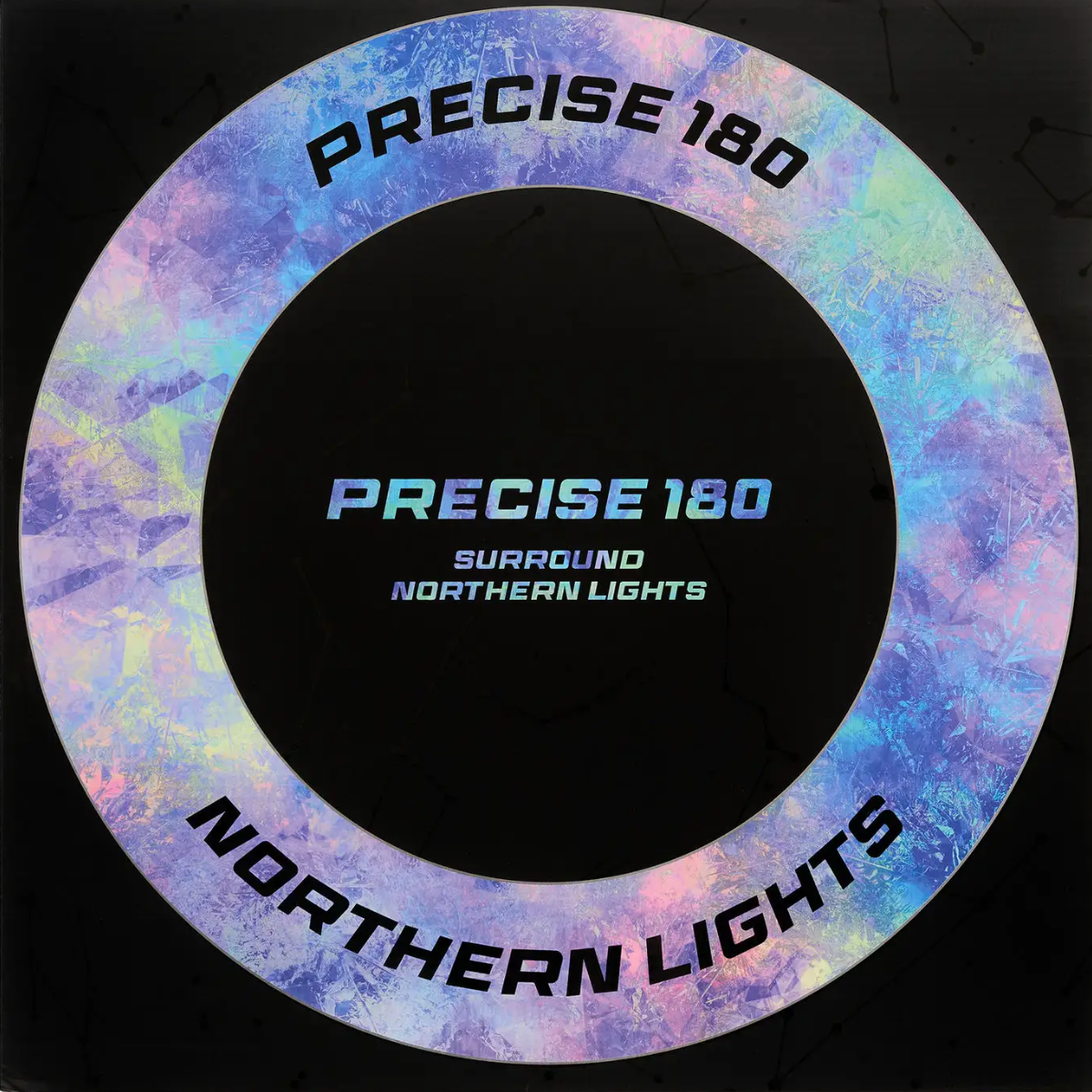 PRECISE180 NORTHERN LIGHTS DARTBOARD SURROUND · JUST 1p!
