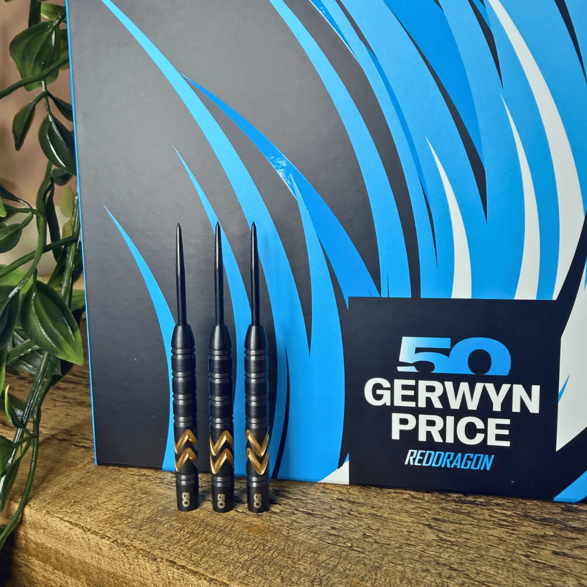RARE HAND SIGNED GERWYN PRICE 50 YEAR LTD EDITION DARTS