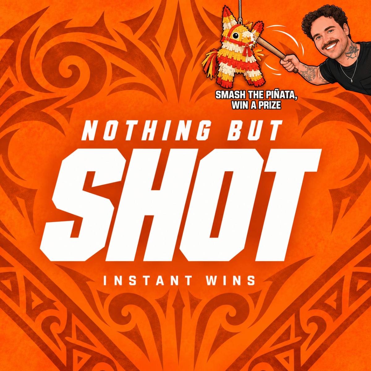 🪅💥 NOTHING BUT SHOT INSTANT WINS + £100 END PRIZE