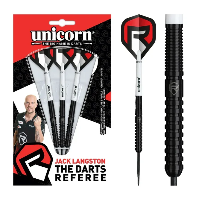 UNICORN JACK LANGSTON ‘THE DARTS REFEREE’ 22G or 24G DARTS · JUST 1p!