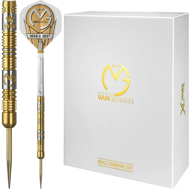 ULTRA RARE HAND SIGNED MICHAEL VAN GERWEN 2017 LIMITED EDITION DARTS