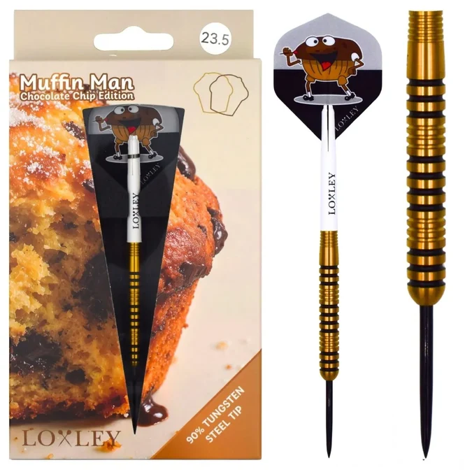 NEW LOXLEY MUFFIN MAN CHOCOLATE CHIP EDITION DARTS
