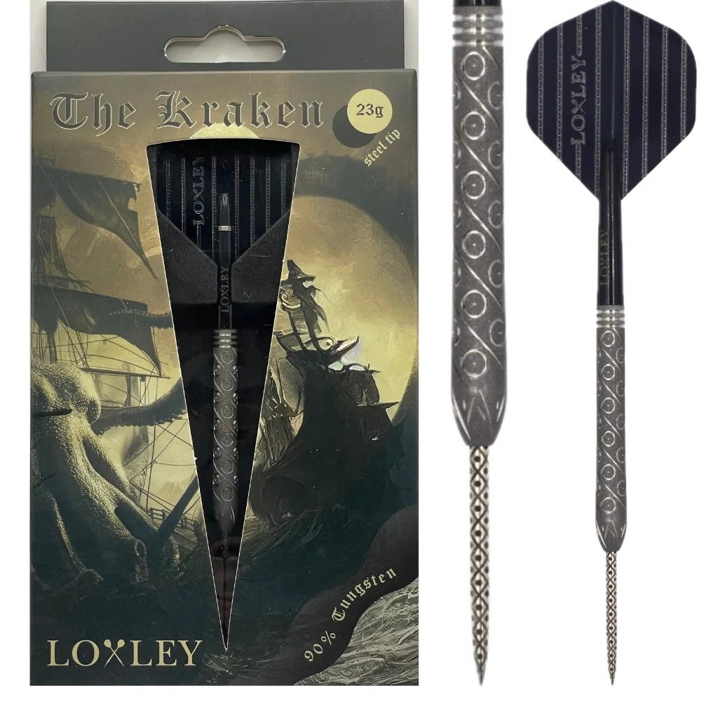 LOXLEY "THE KRAKEN" LIMITED EDITION DARTS (SILVER VERSION) - ONLY 25 UK SETS MADE