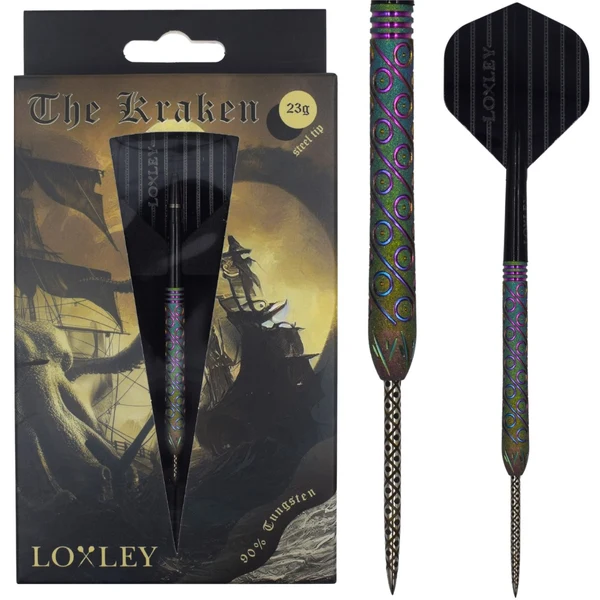 ULTRA RARE LOXLEY "THE KRAKEN" LIMITED EDITION DARTS (CHAMELEON VERSION) - ONLY 25 UK SETS MADE