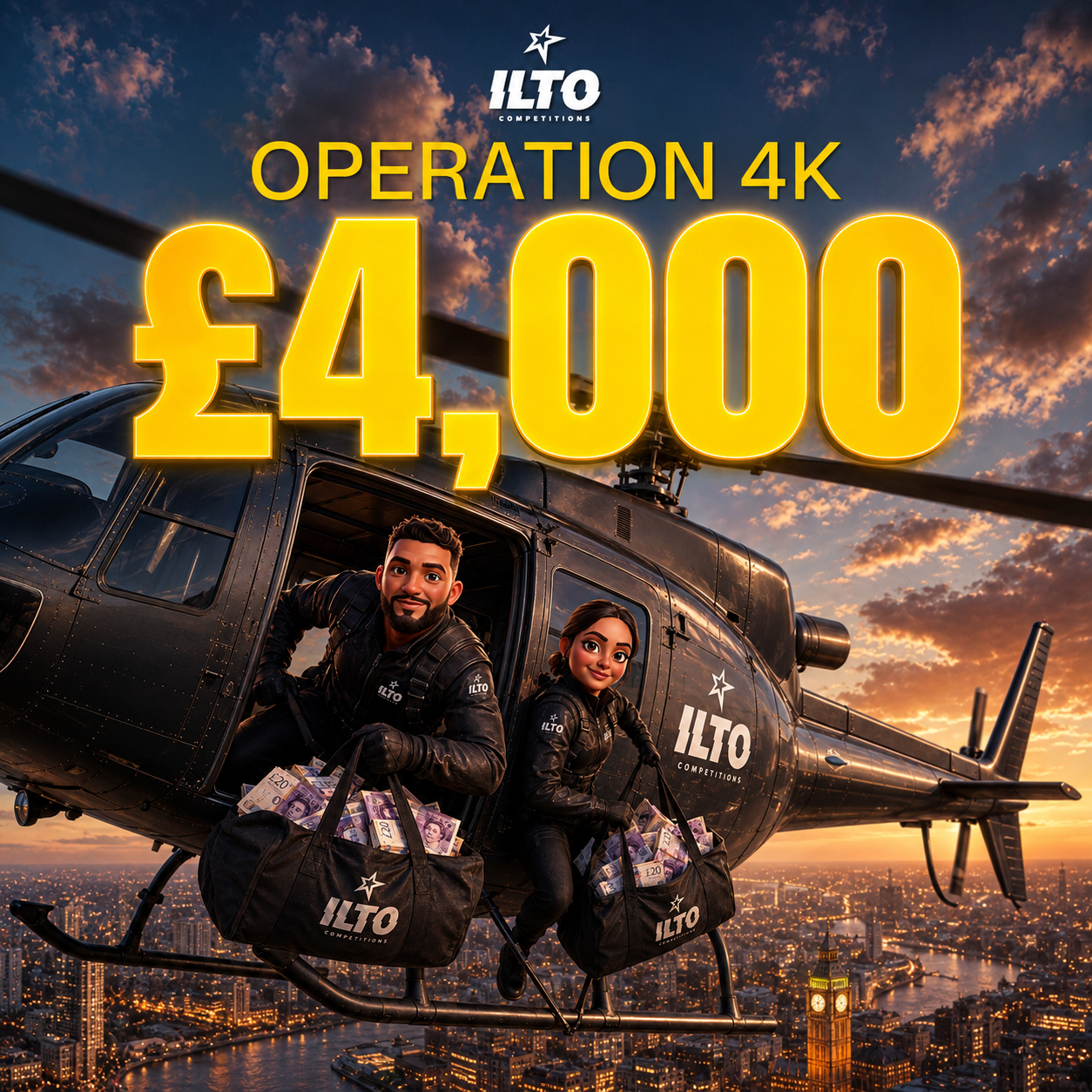 OPERATION 4K – £4,000 CASH