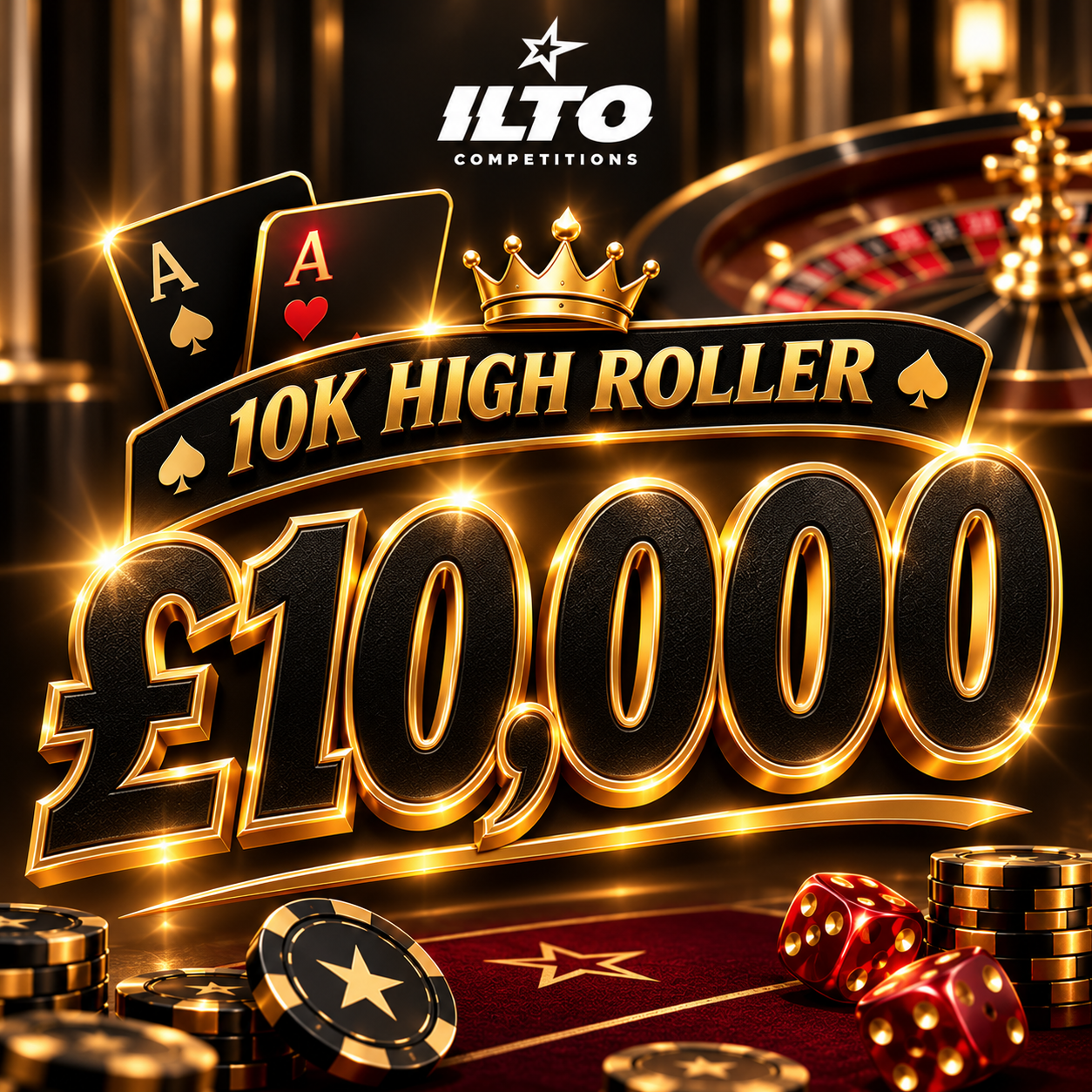 💸HIGH ROLLER– £10,000 💸