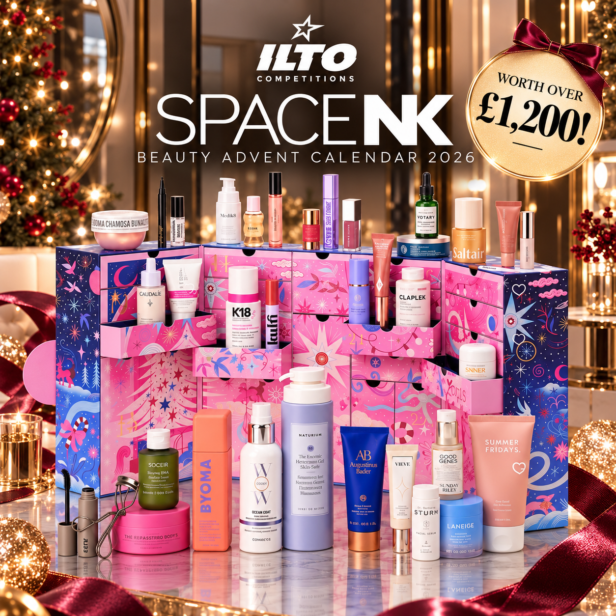 Space NK Beauty Advent Calendar 2026 - Worth over £1,200!