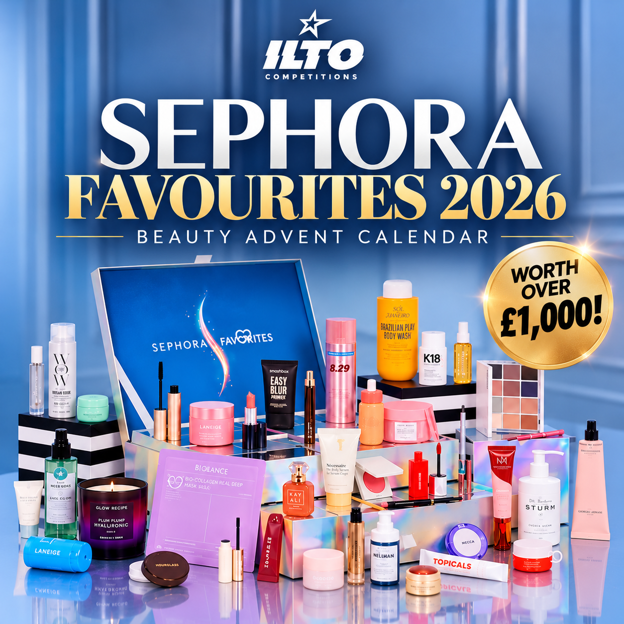 Sephora Beauty Advent Calendar 2026 - Worth over £1,000!