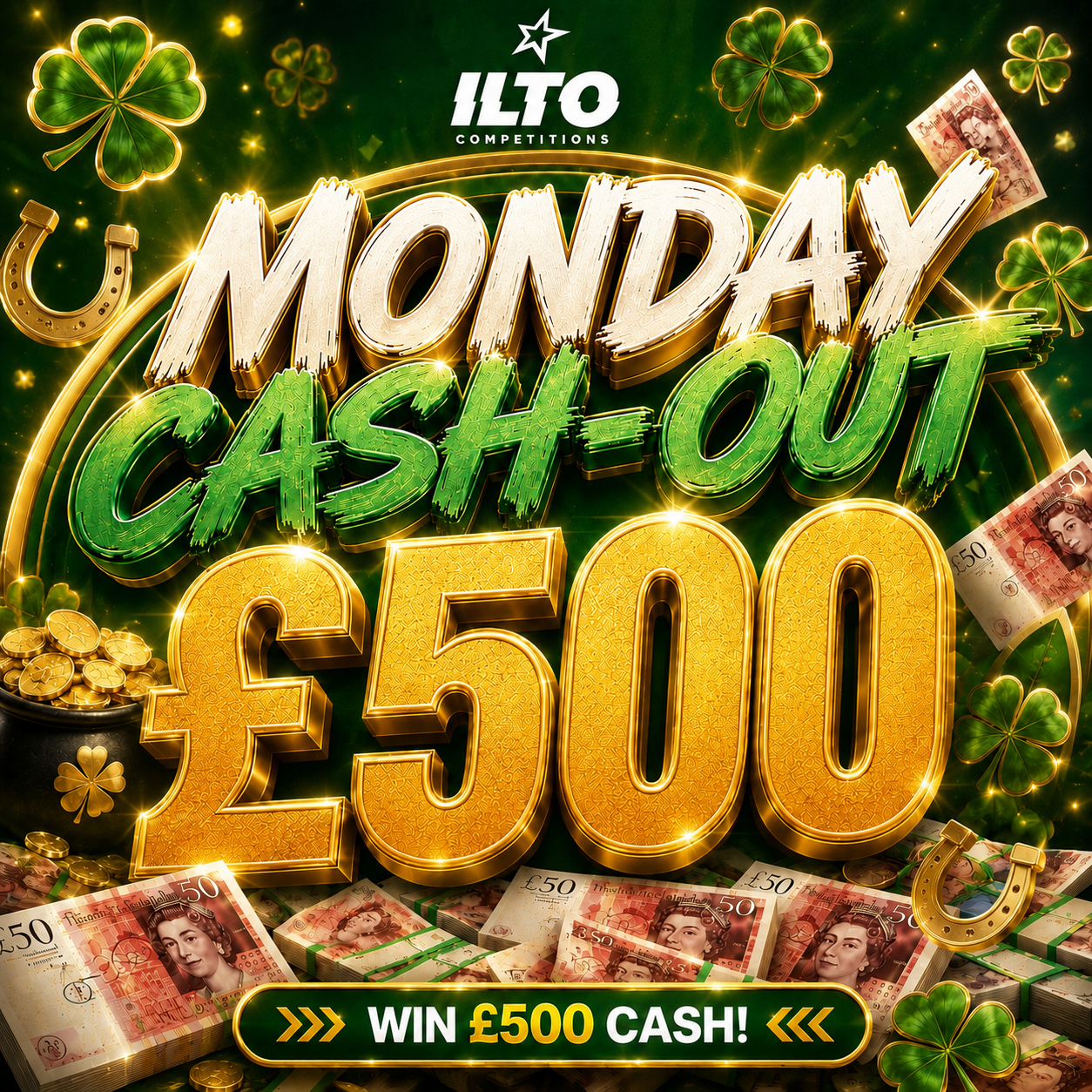 Monday Cash Out - £500 Tax Free Cash