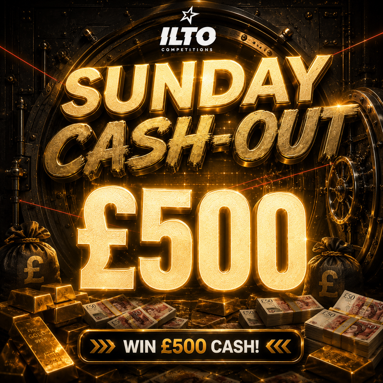 Sunday Cash Out - £500 Tax Free Cash