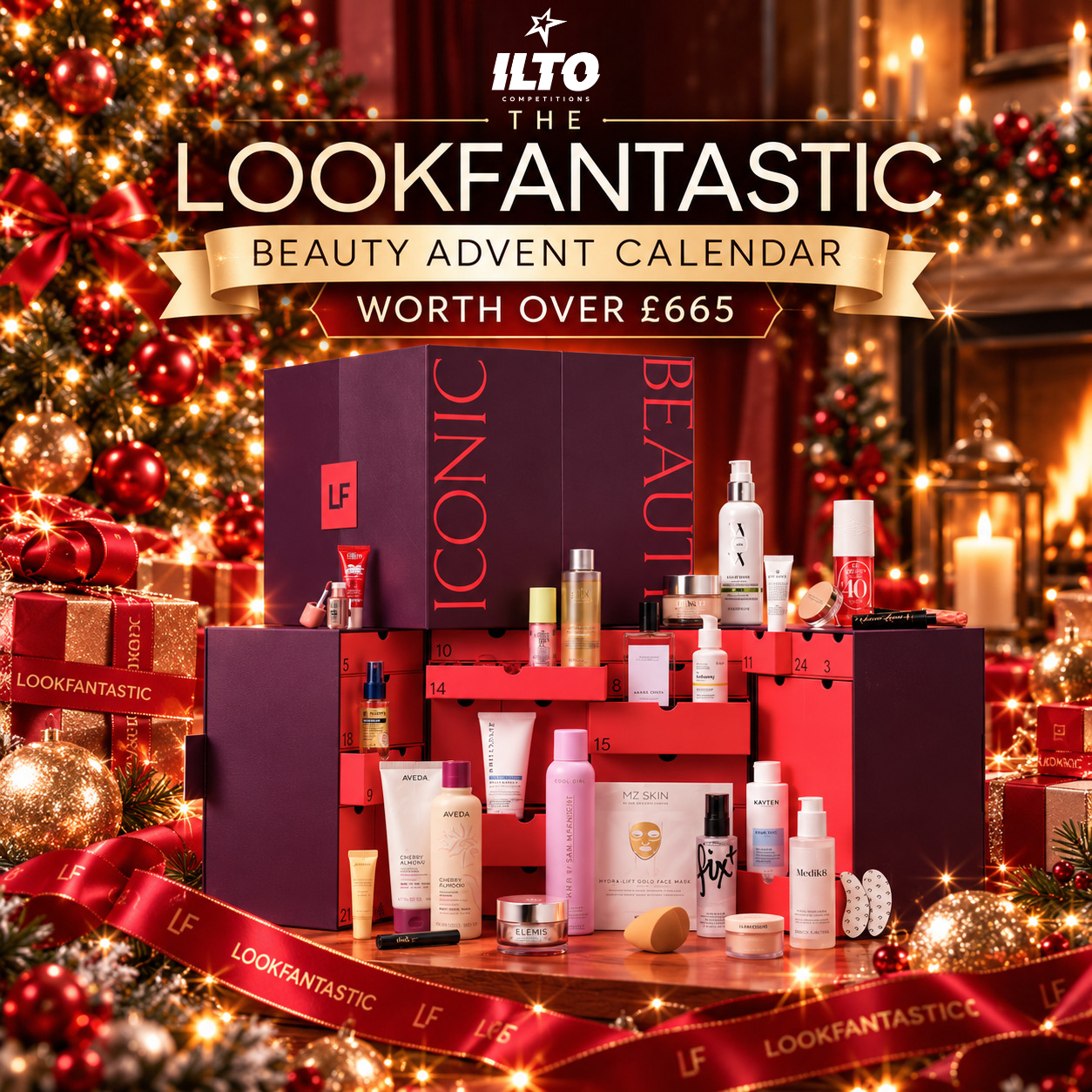 LOOKFANTASTIC Beauty Advent Calendar — Worth over £665