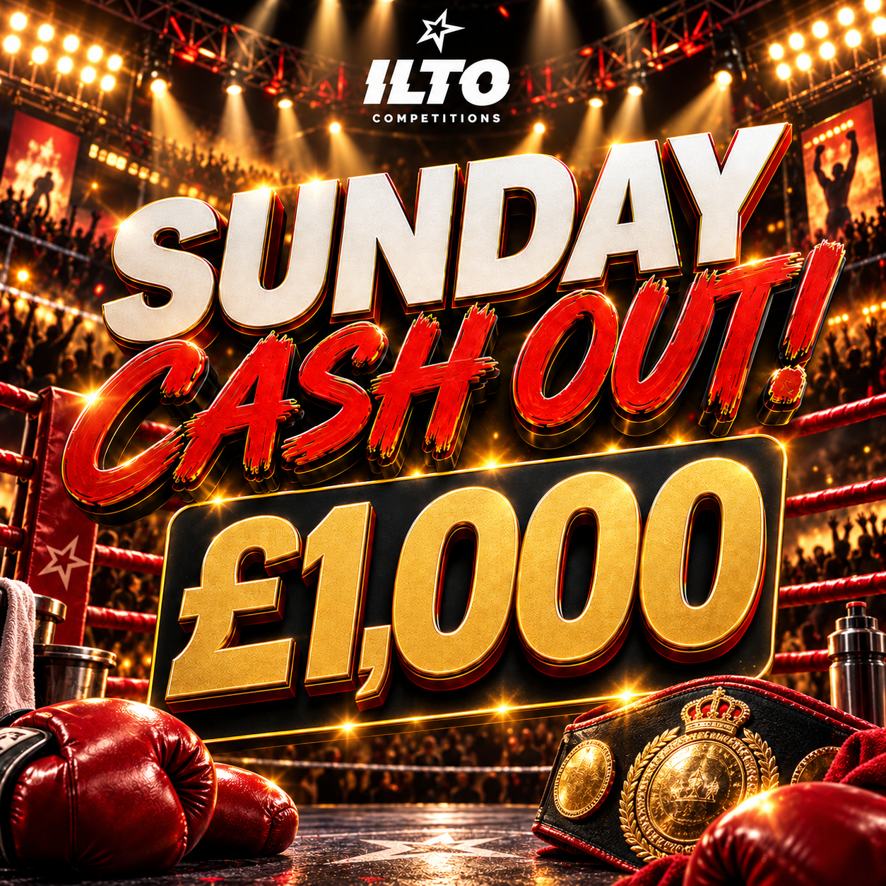 Sunday Cash Out - £1,000 Tax Free Cash