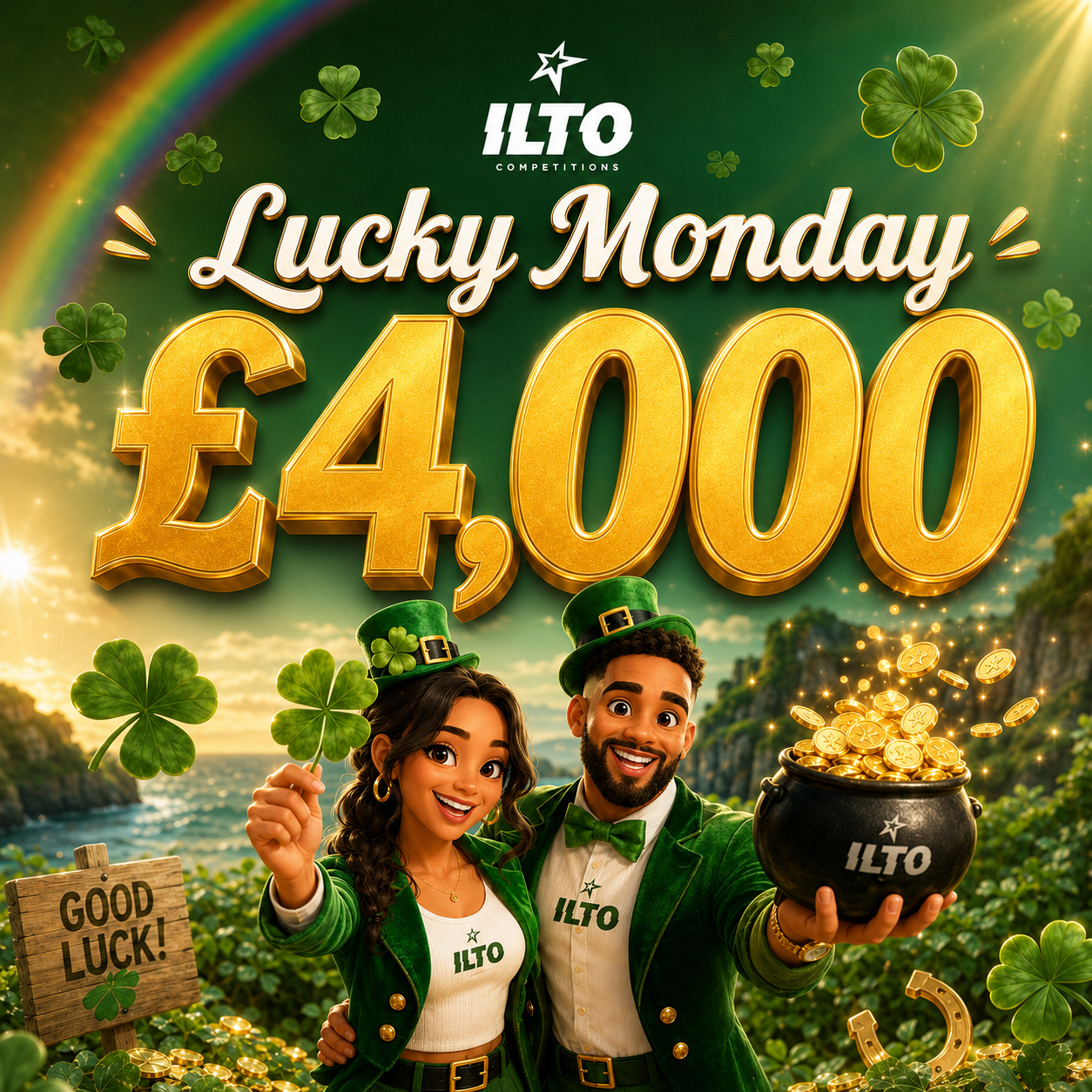 LUCKY MONDAY – £4,000 CASH
