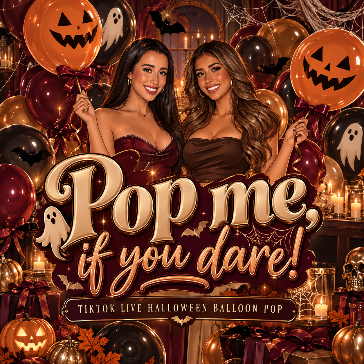Pop Me, if you dare! Halloween Live Balloon Pop Game