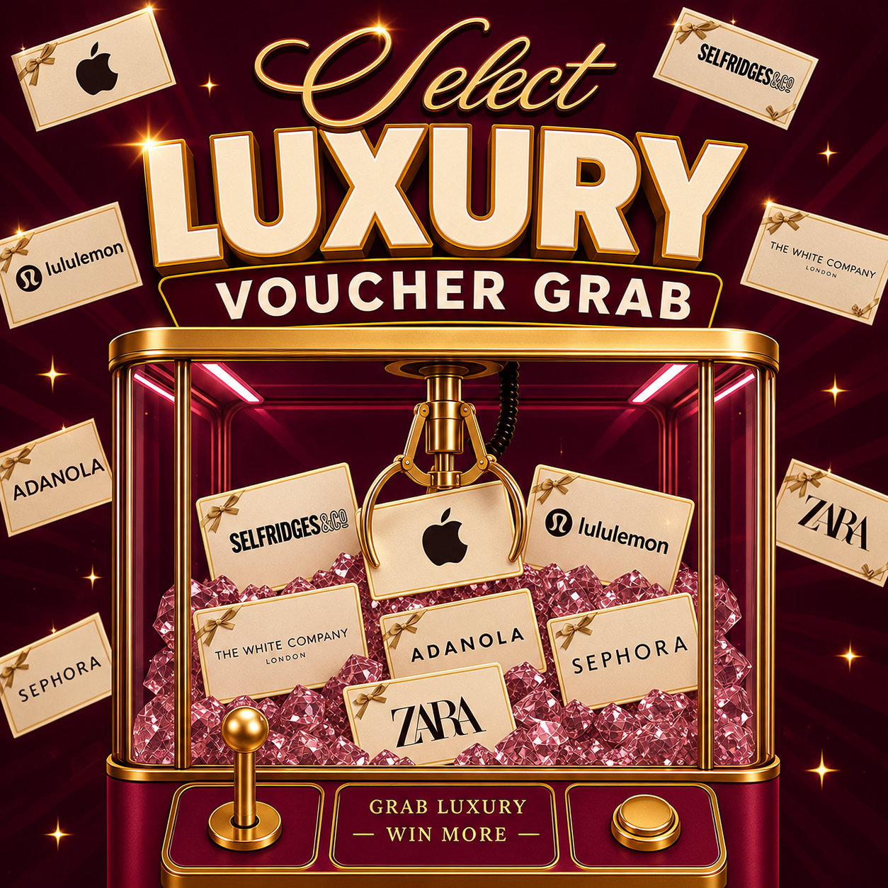 Luxury Voucher Grab With New Brands!
