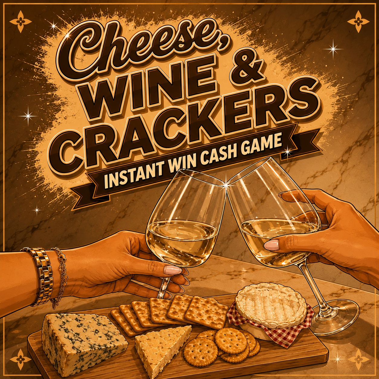 Cheese, Wine and Crackers