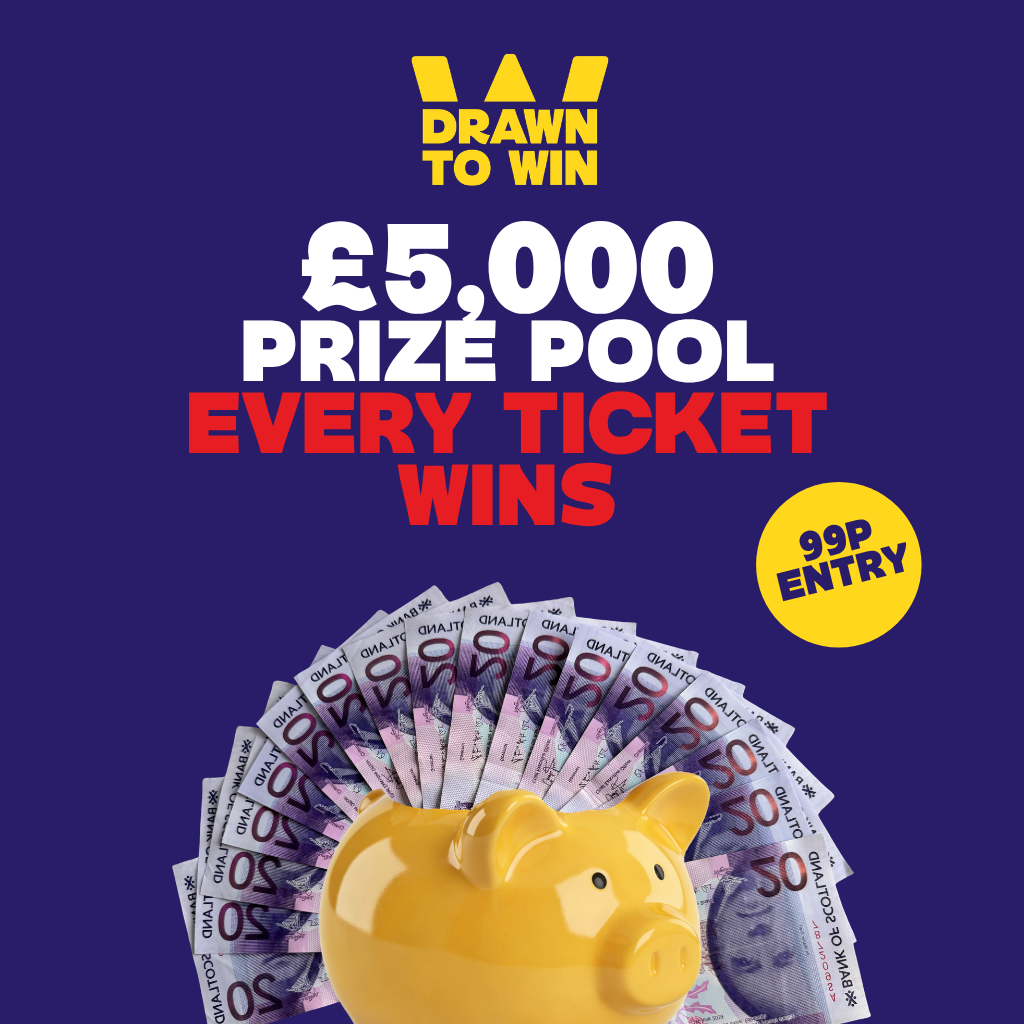 £5,000 Prize Pool Every Ticket Wins - £200 Cash Prize
