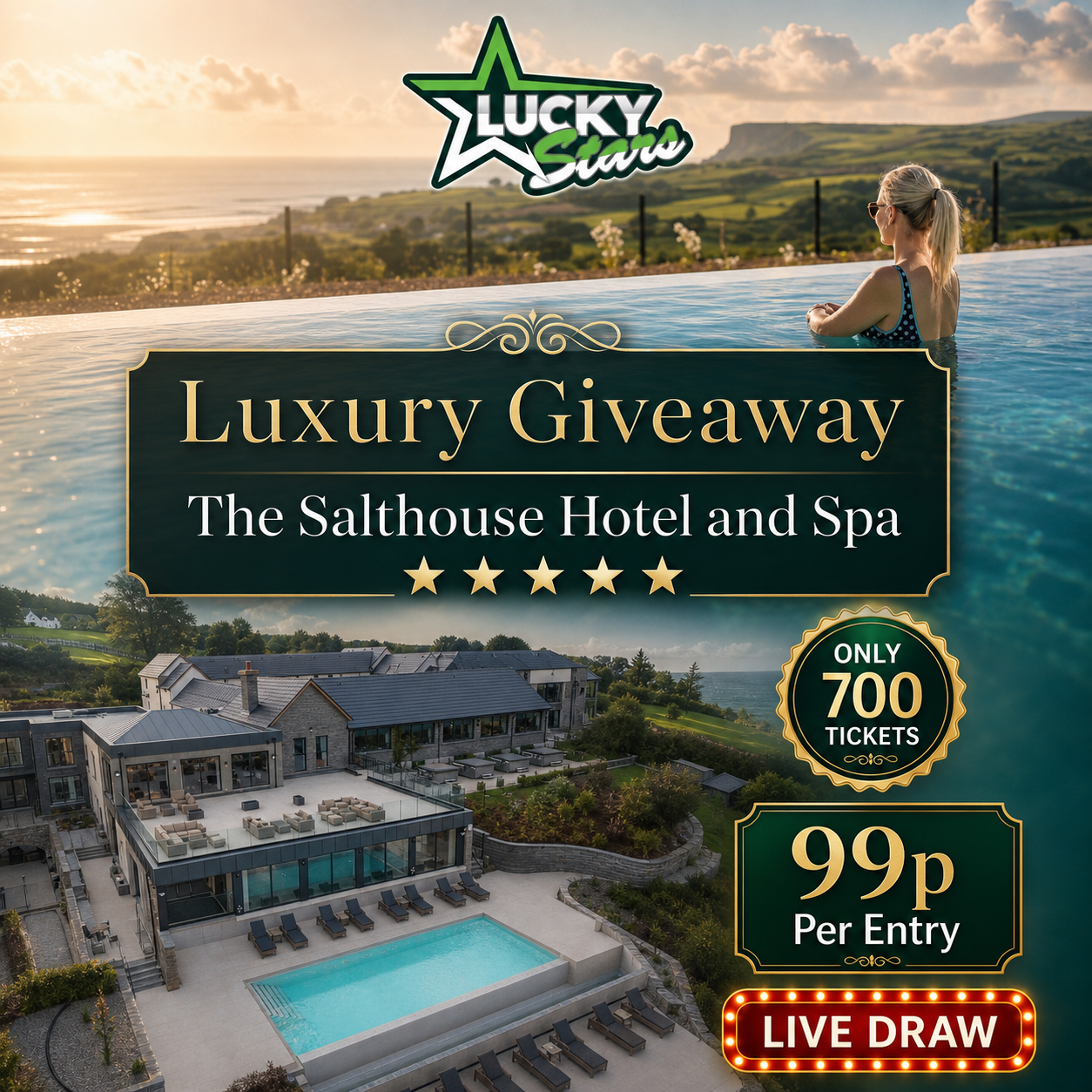 THE SALTHOUSE LUXURY GETAWAY: LIVE DRAW