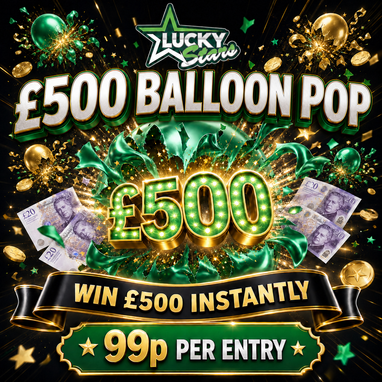 £500 BALLOON POP