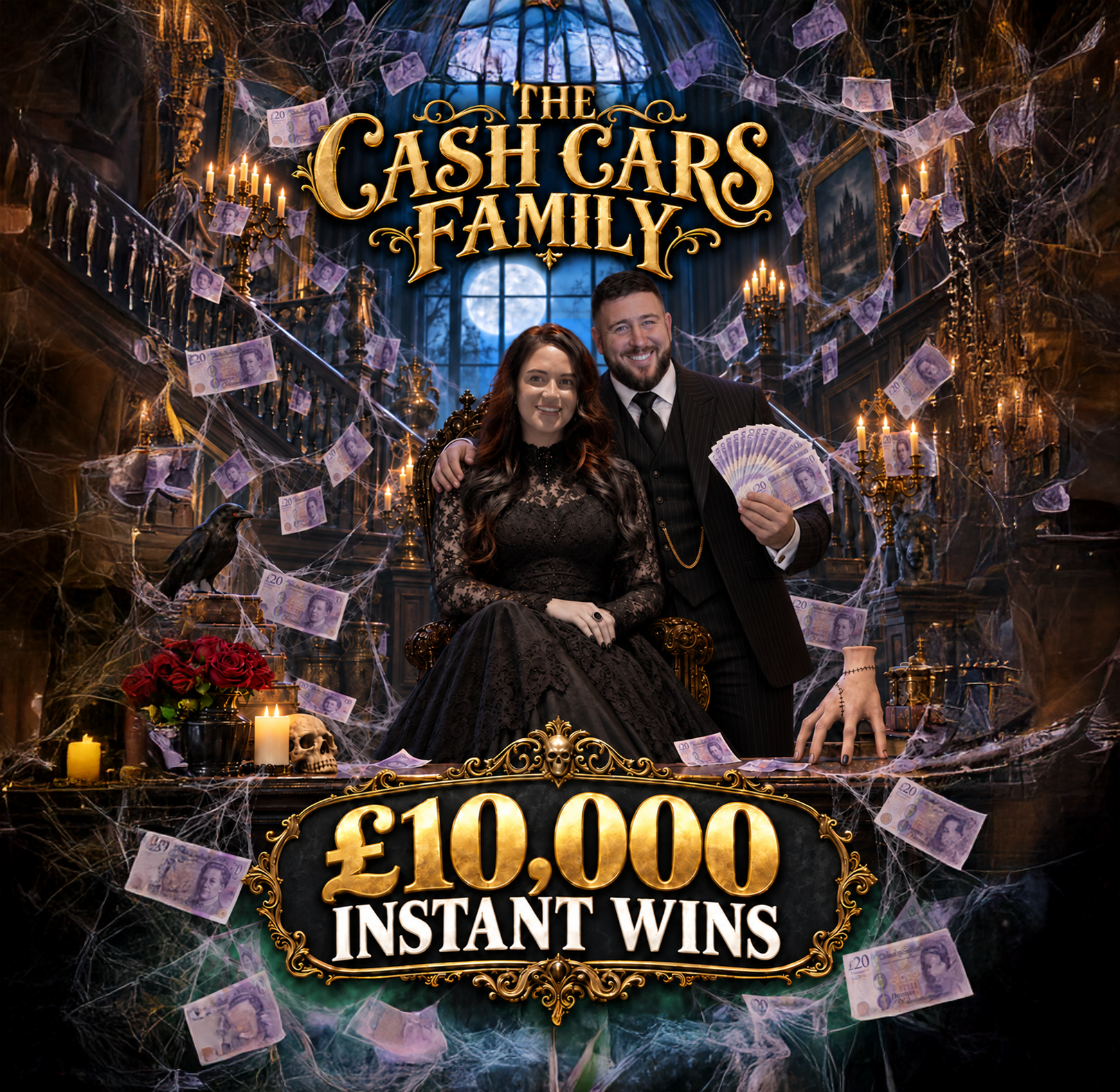 Cash Cars Family £10,000 Instant wins