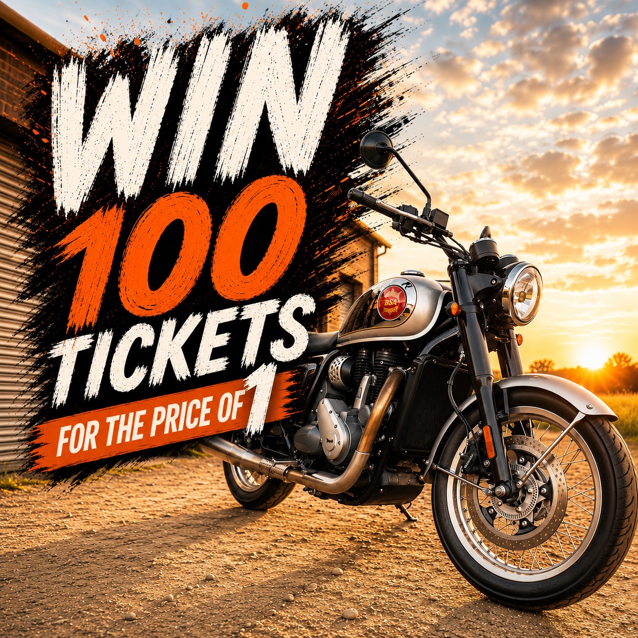 WIN - 100 Entries to win the BSA Gold Star
