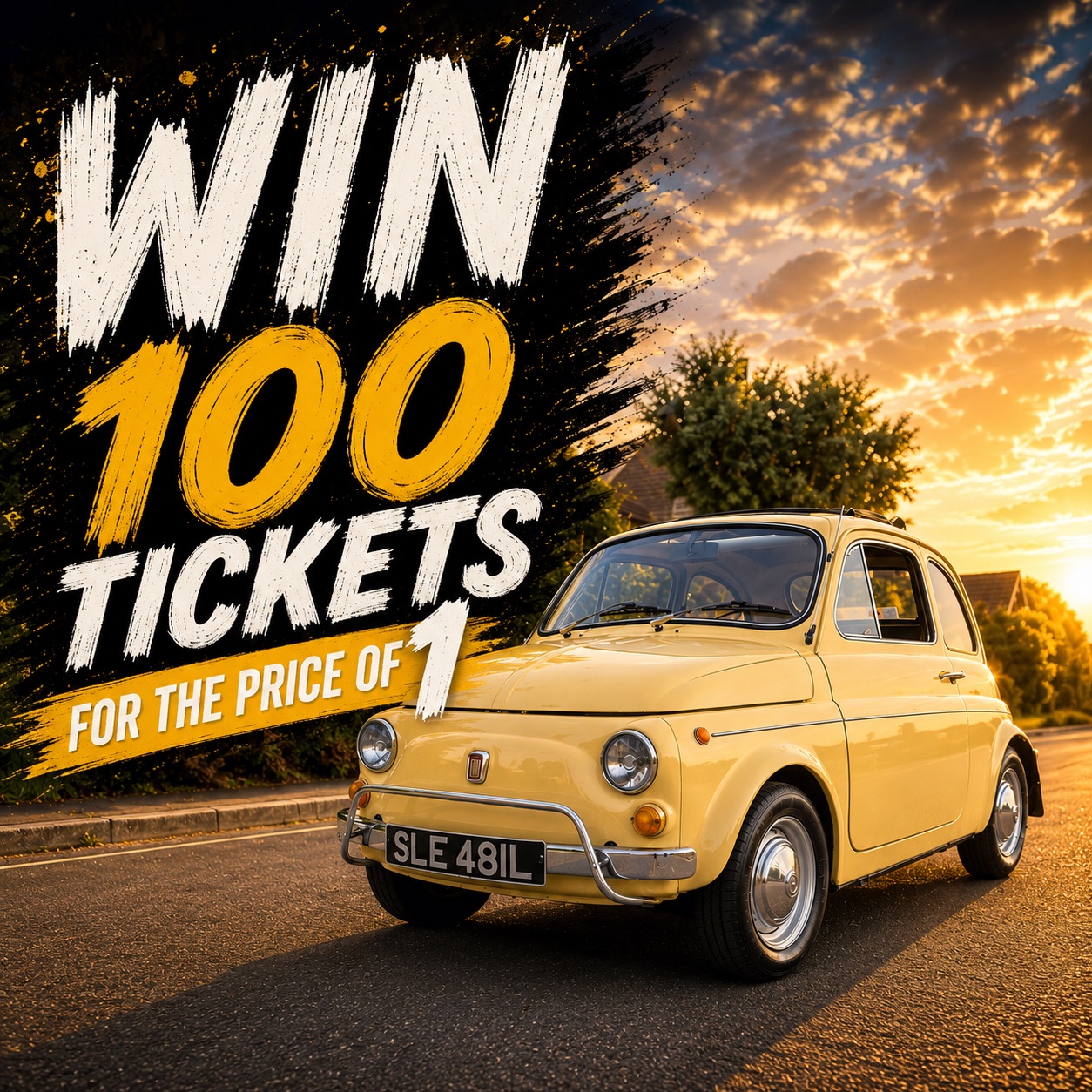 WIN - 100 Entries to win the Fiat 500L