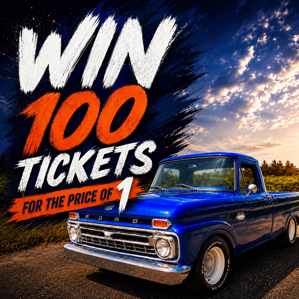 WIN - 100 Entries to WIN the FORD F100