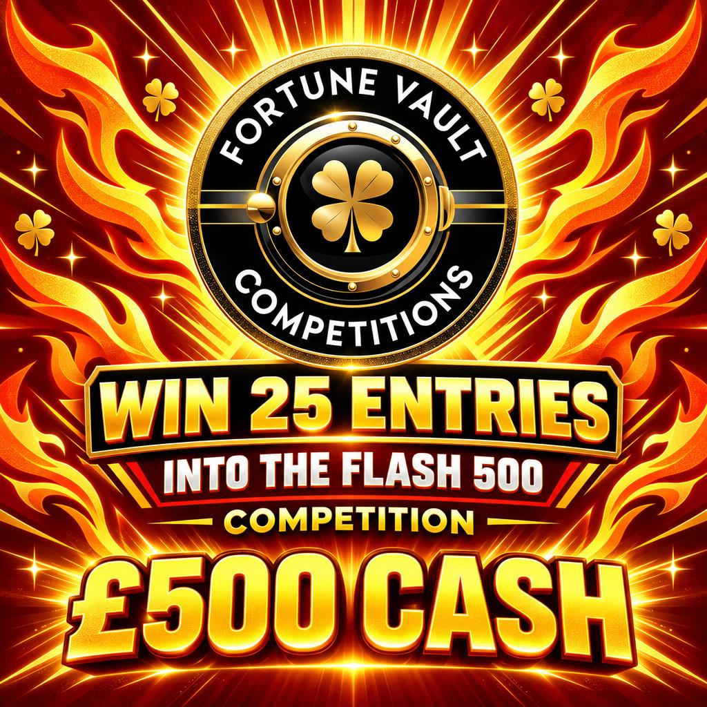 25 ENTRIES INTO THE £500 FLASH 500 COMP FOR £1