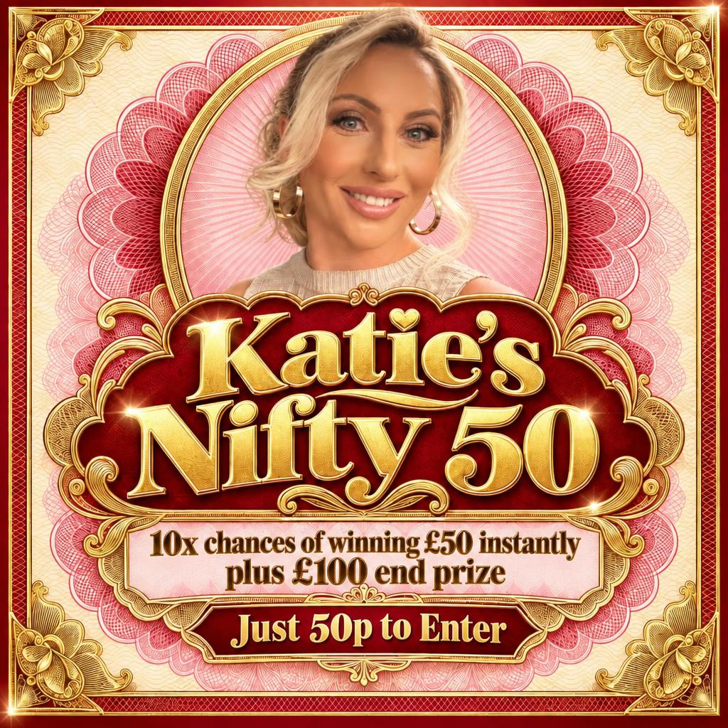 KATIES NIFTY 50 COMPETITION! 50P TO ENTER!